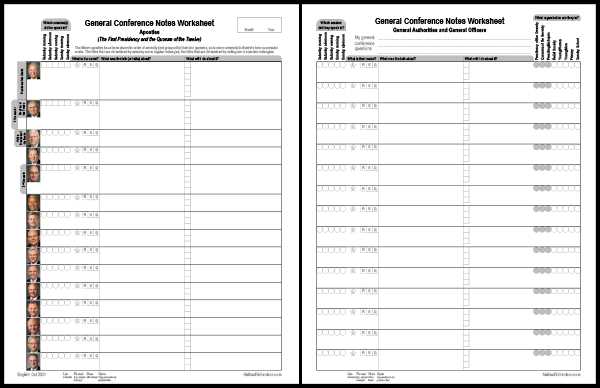 general conference printables general conference printables