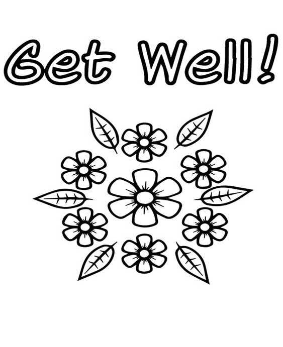 get well soon coloring pages printable get well soon coloring pages printable