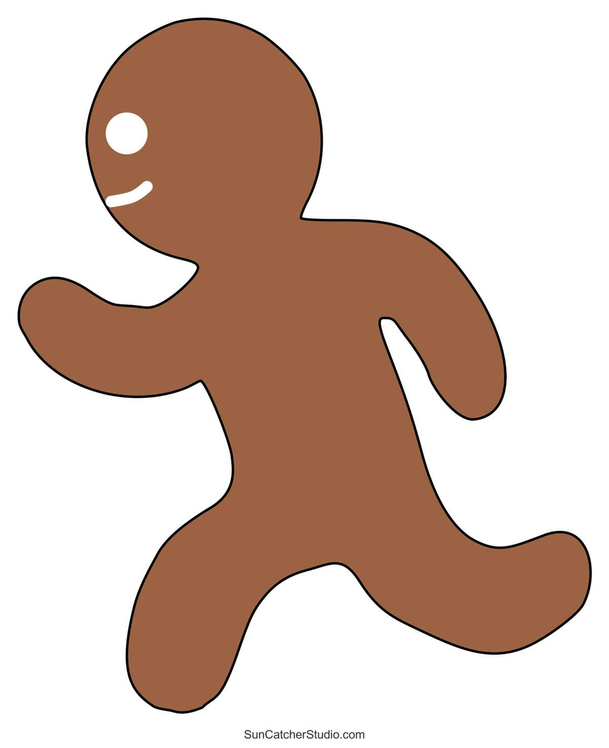 gingerbread man printable free
