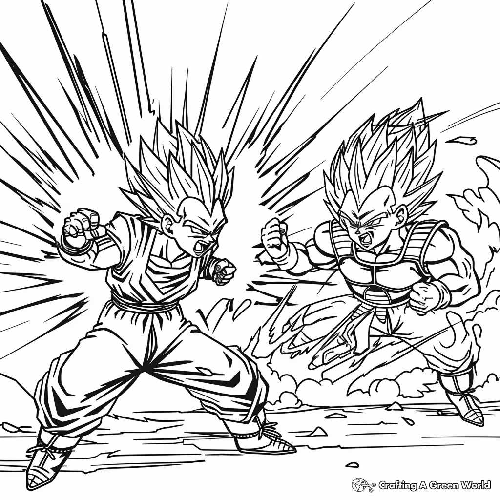 goku printable coloring pages