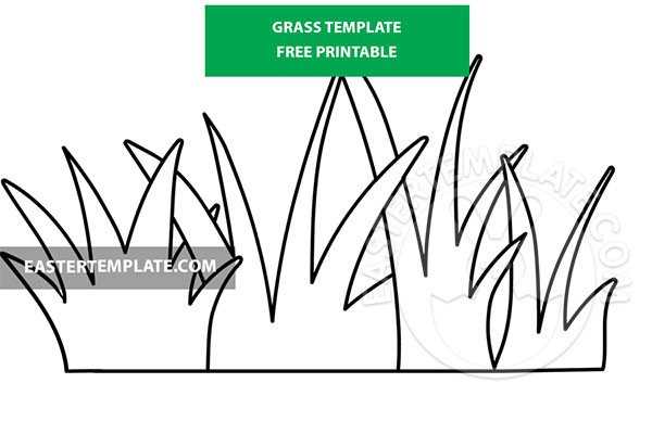 grass printable template