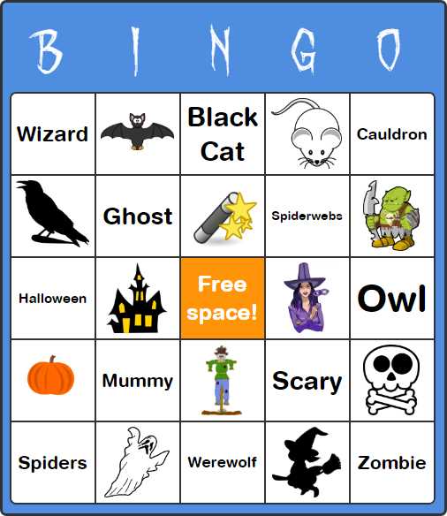 halloween bingo printable free