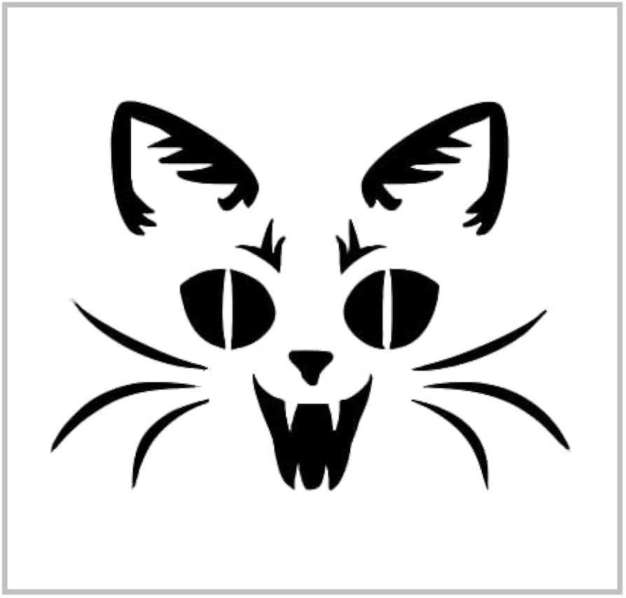 halloween cat template printable halloween cat template printable