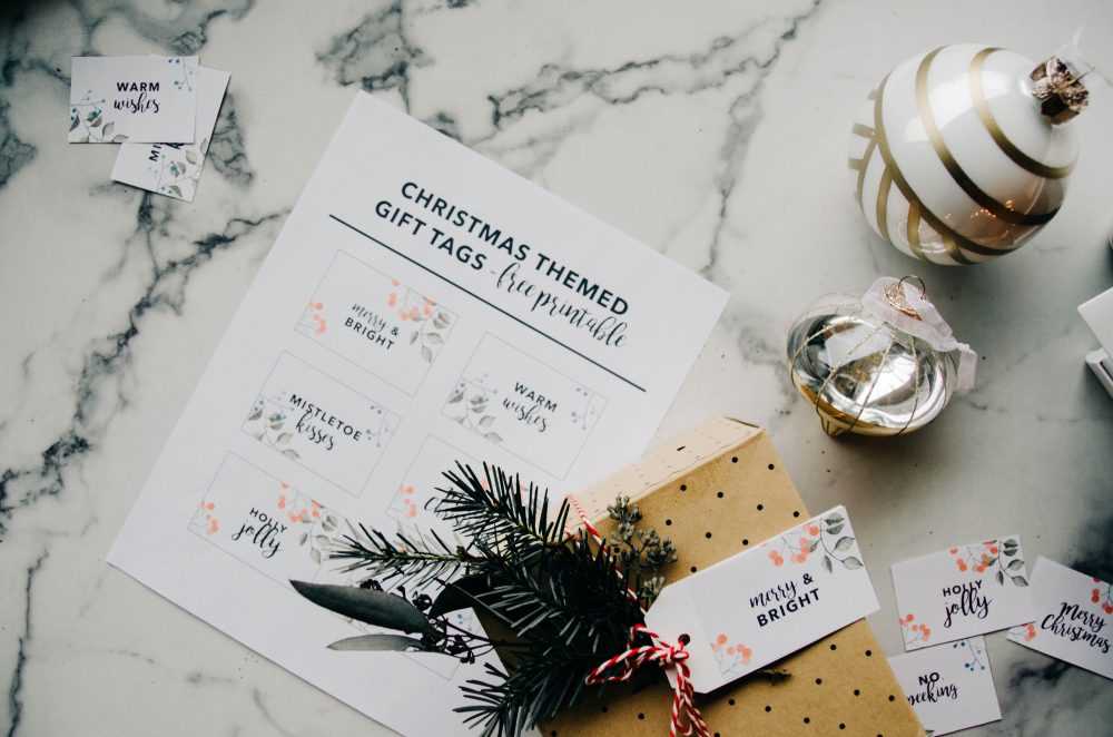 handmade free printable gift tags printable handmade free printable gift tags printable