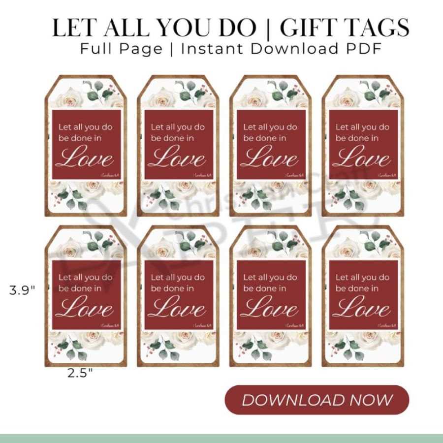 handmade free printable gift tags printable handmade free printable gift tags printable