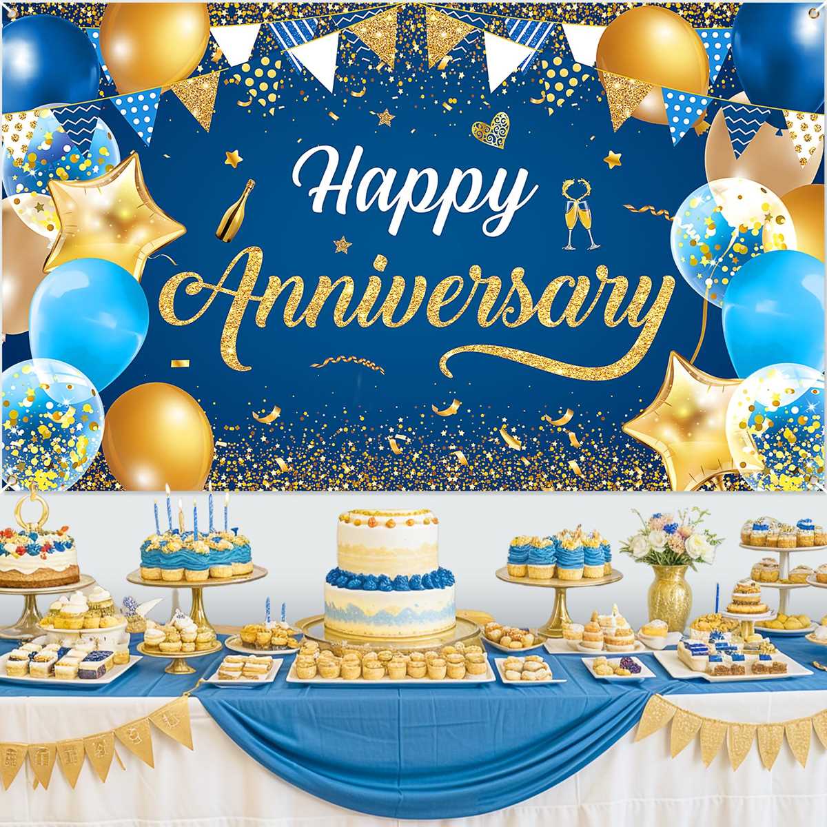 happy anniversary banner printable