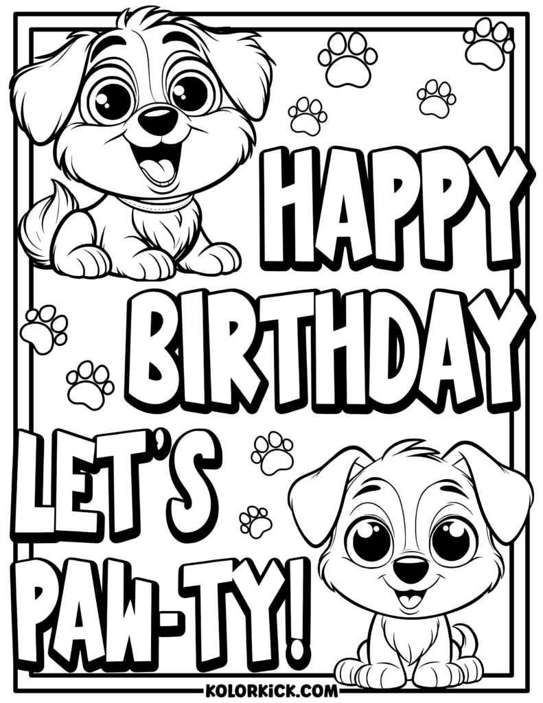 happy birthday coloring pictures printable happy birthday coloring pictures printable
