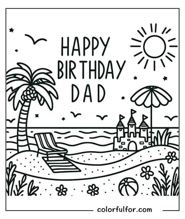 happy birthday daddy printable cards happy birthday daddy printable cards