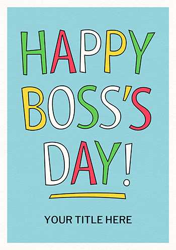 happy bosss day card printable happy bosss day card printable