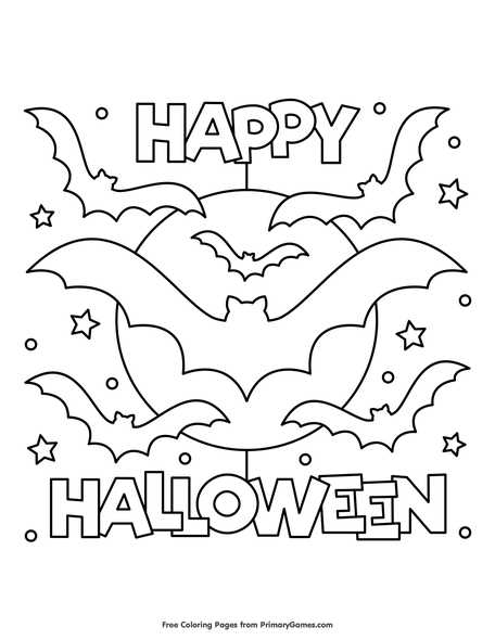 happy halloween coloring pages printable happy halloween coloring pages printable