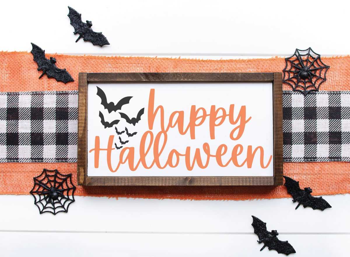 happy halloween sign printable