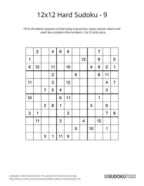 hardest sudoku printable