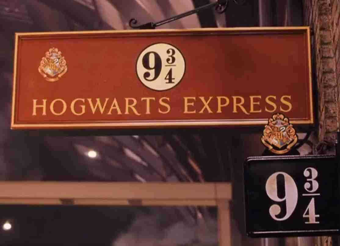 harry potter 9 3 4 sign printable