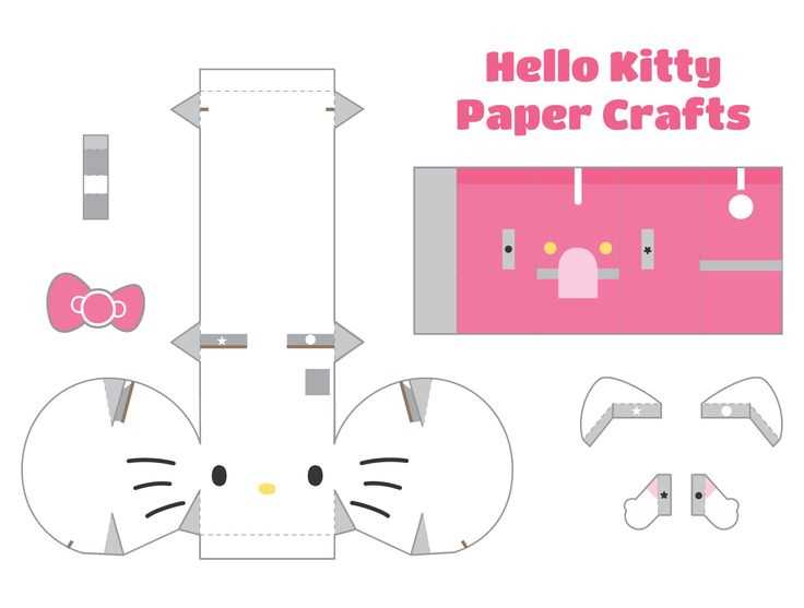 hello kitty crafts printable hello kitty crafts printable