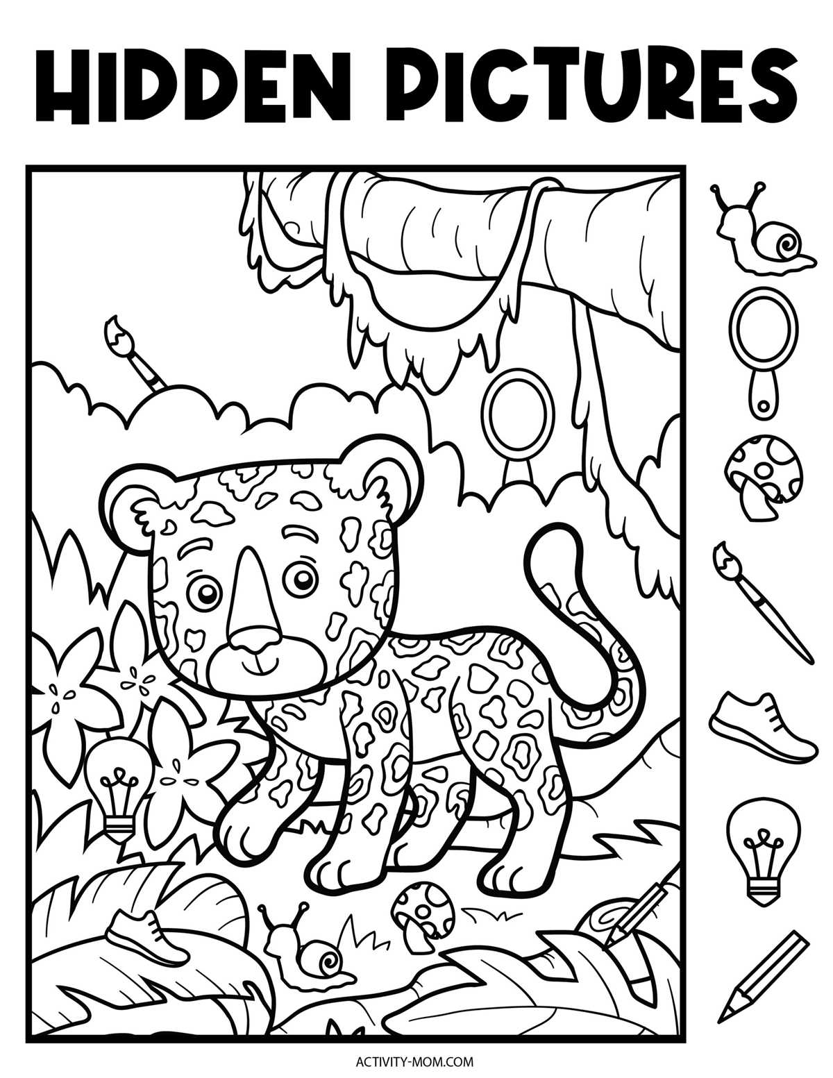 hidden picture puzzles printable hidden picture puzzles printable