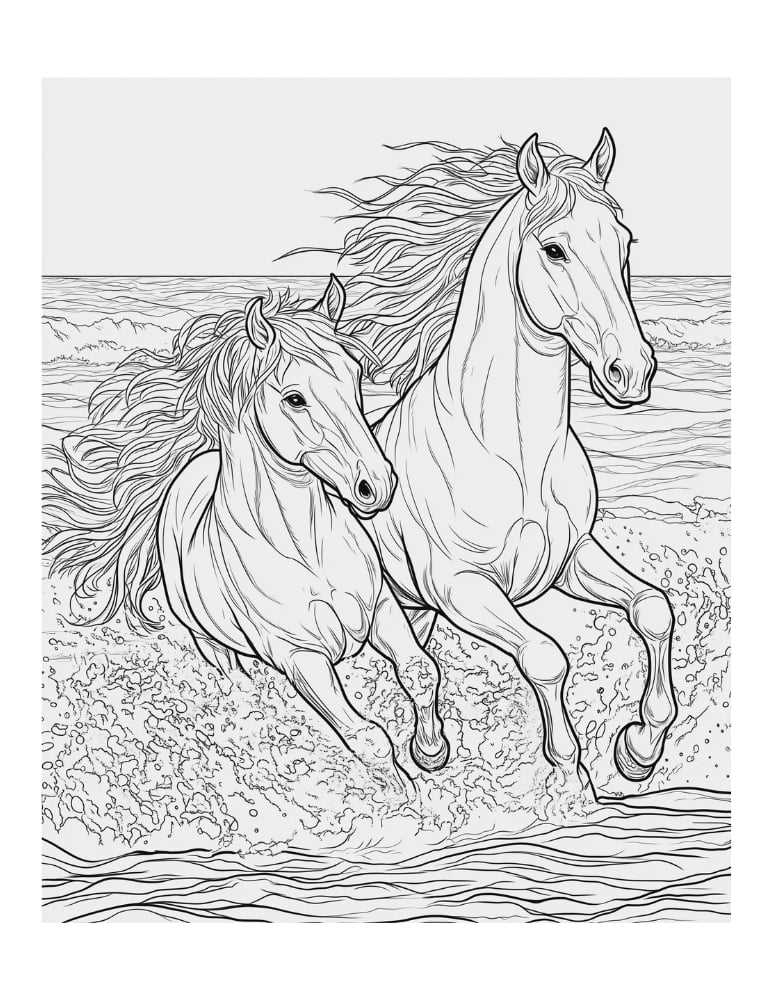 horse coloring books printable horse coloring books printable