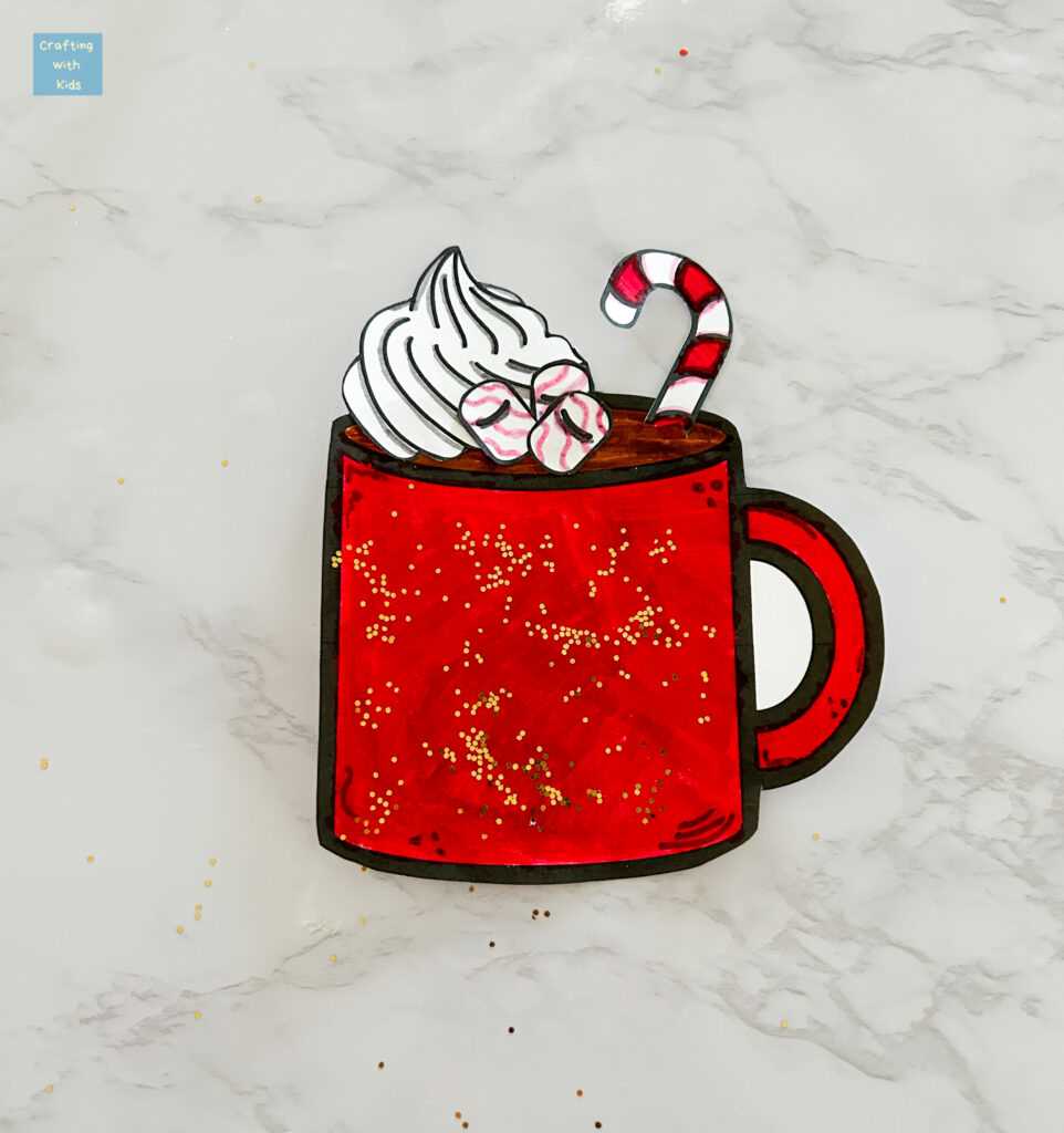 hot chocolate craft printable hot chocolate craft printable