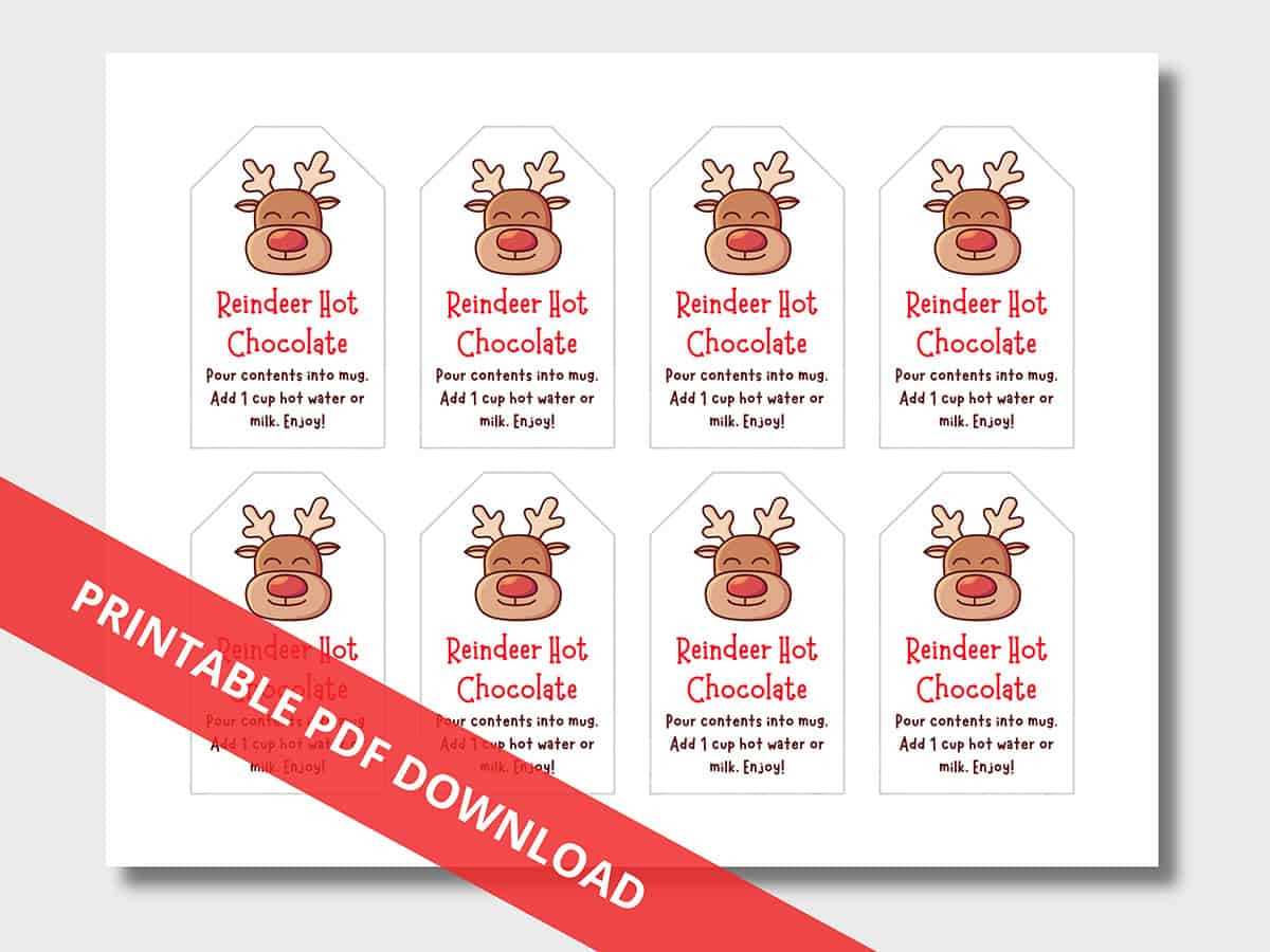 hot chocolate gift tags printable free hot chocolate gift tags printable free
