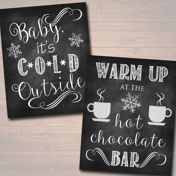 hot cocoa bar printables