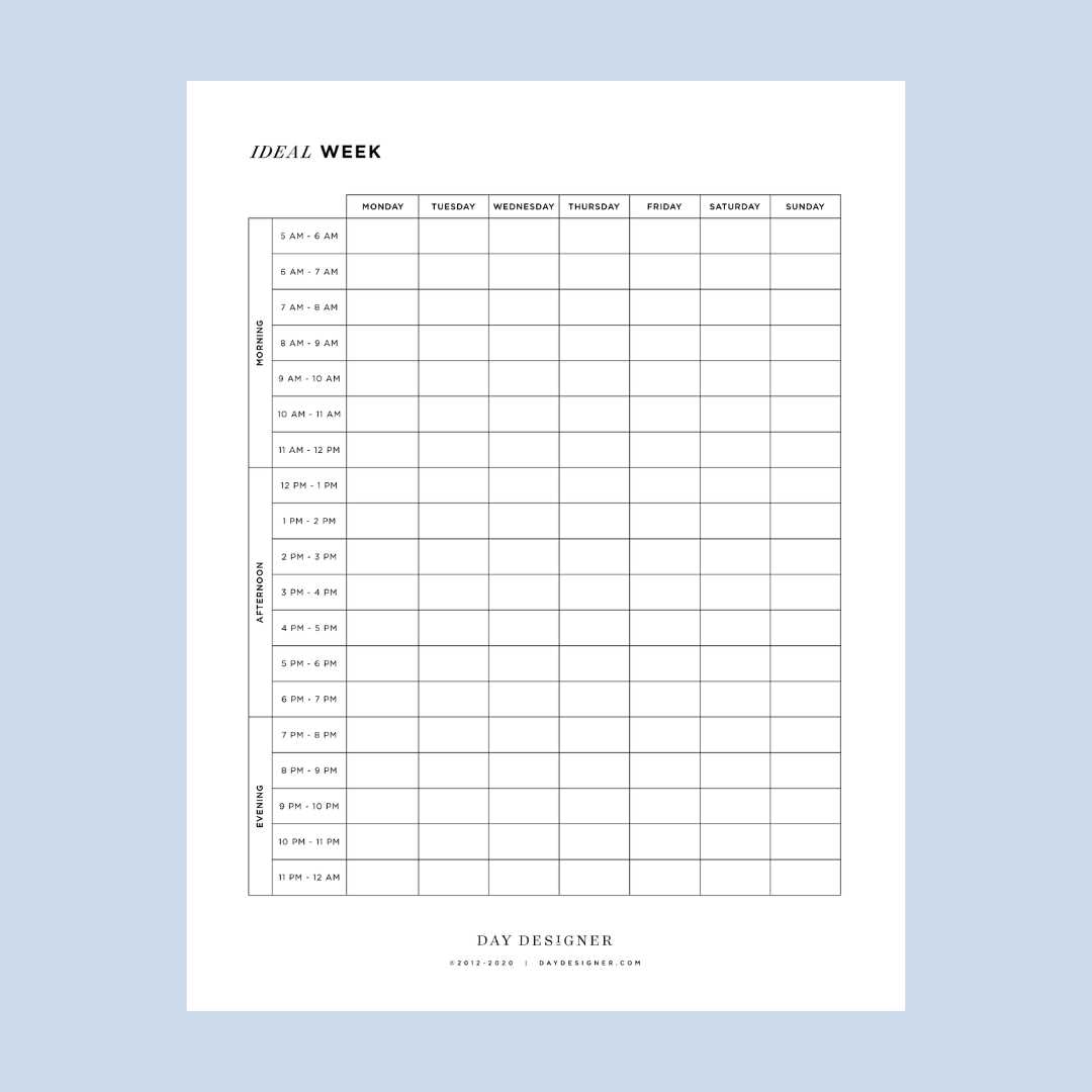 hourly printable schedule hourly printable schedule