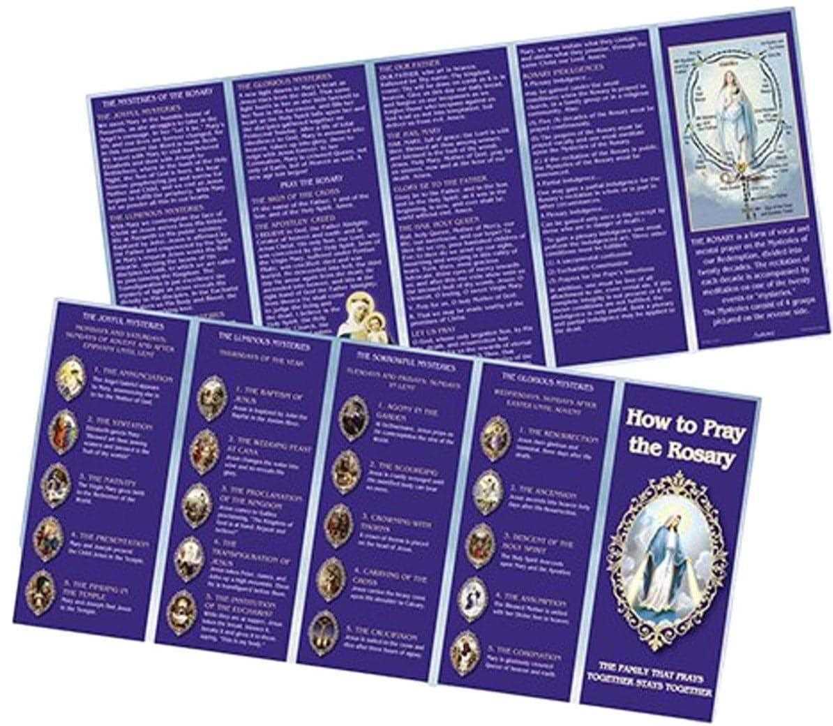 how to pray rosary printable