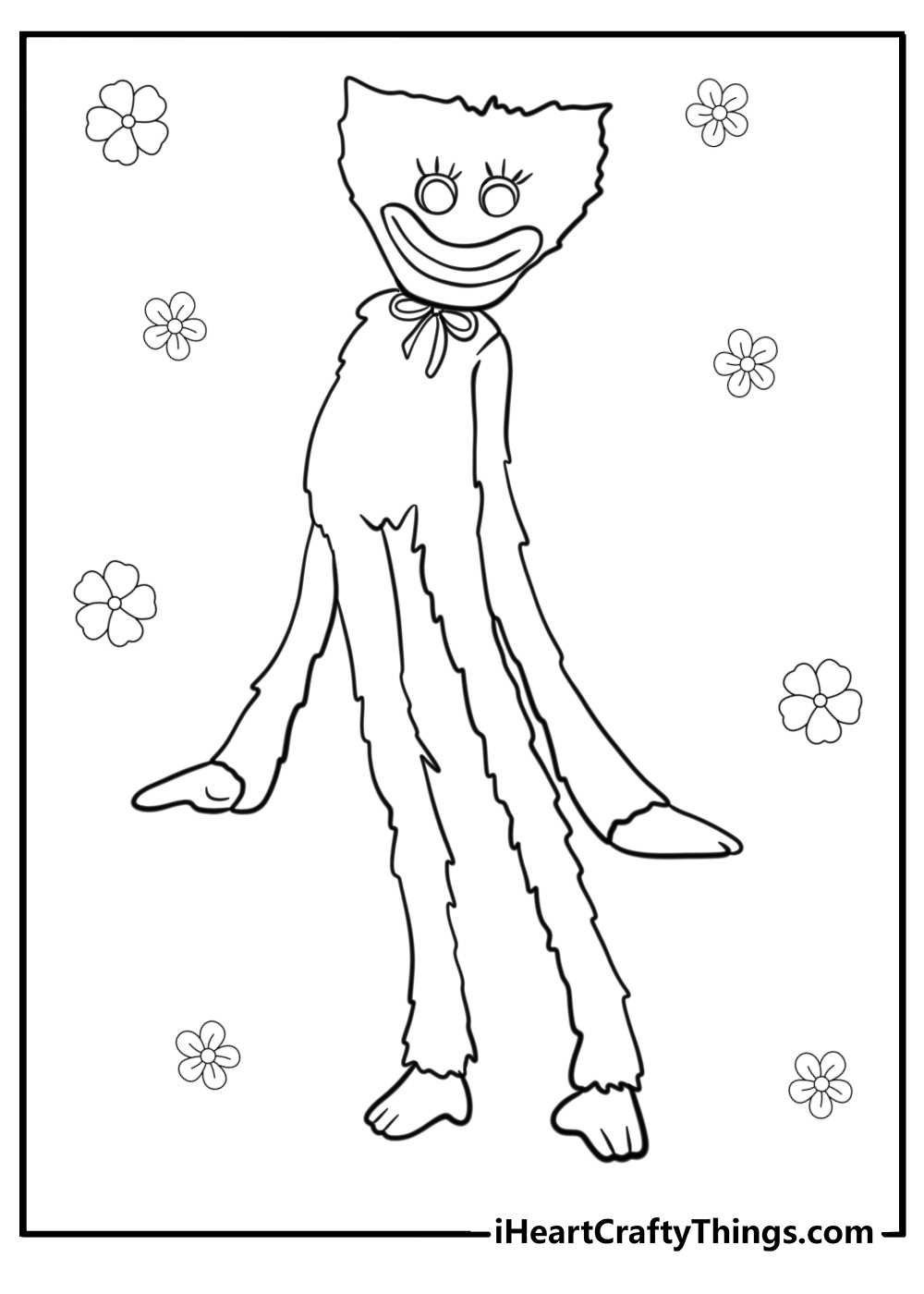 huggy wuggy printable coloring pages huggy wuggy printable coloring pages