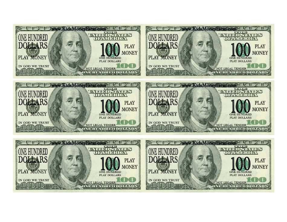 hundred dollar bill printable hundred dollar bill printable