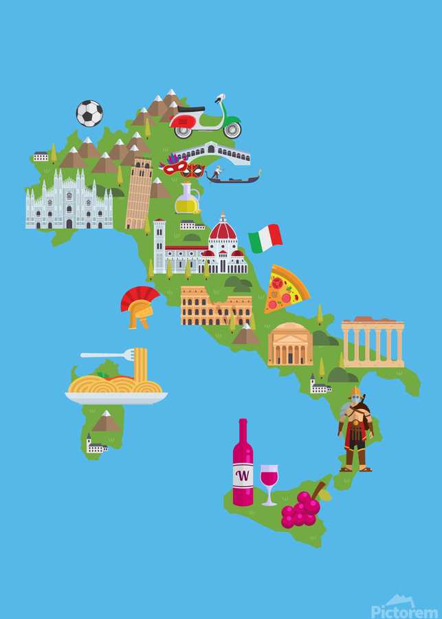 italy printable map italy printable map