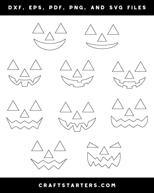 jack o lantern faces printable jack o lantern faces printable