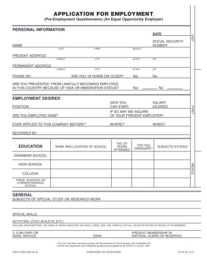 job application template free printable job application template free printable
