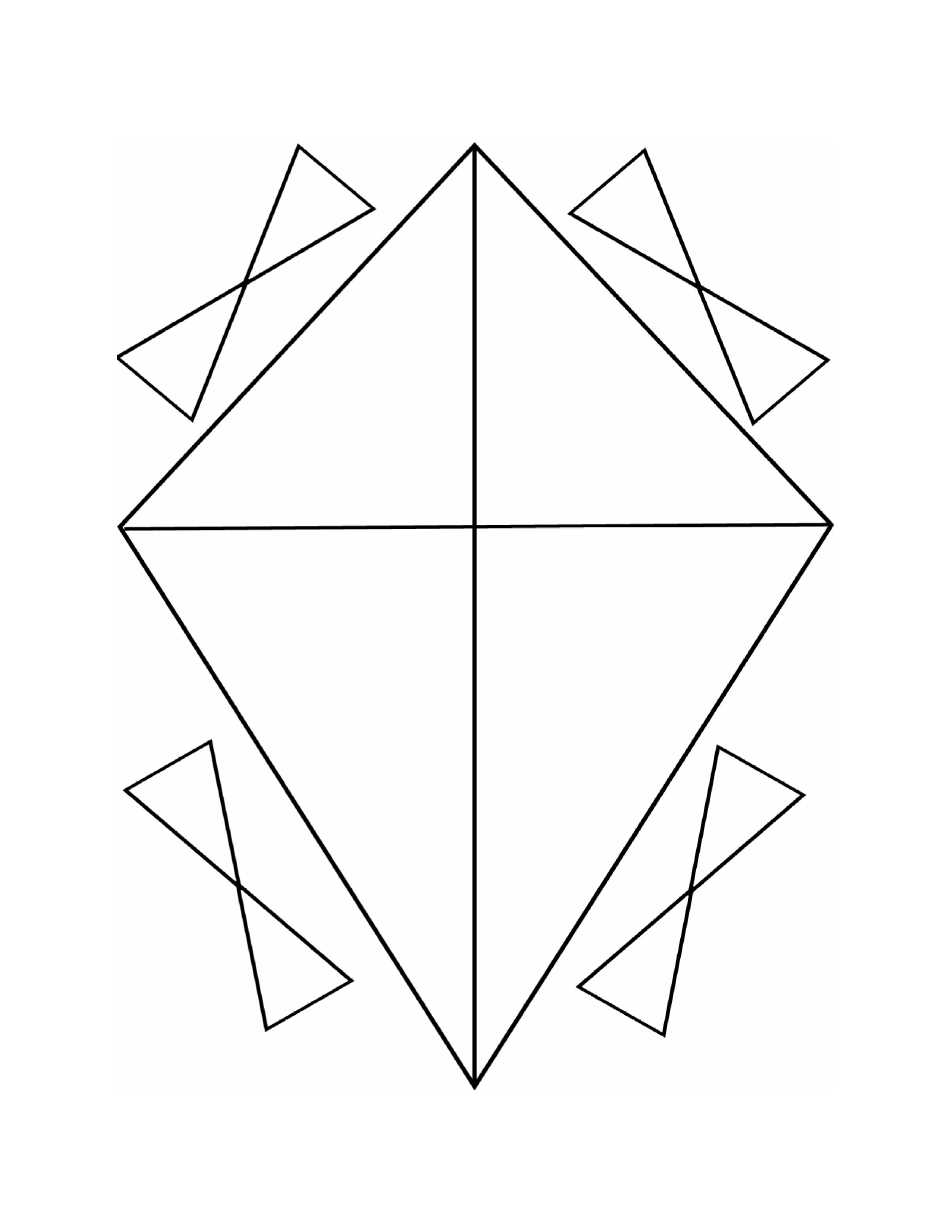 kite outline printable kite outline printable