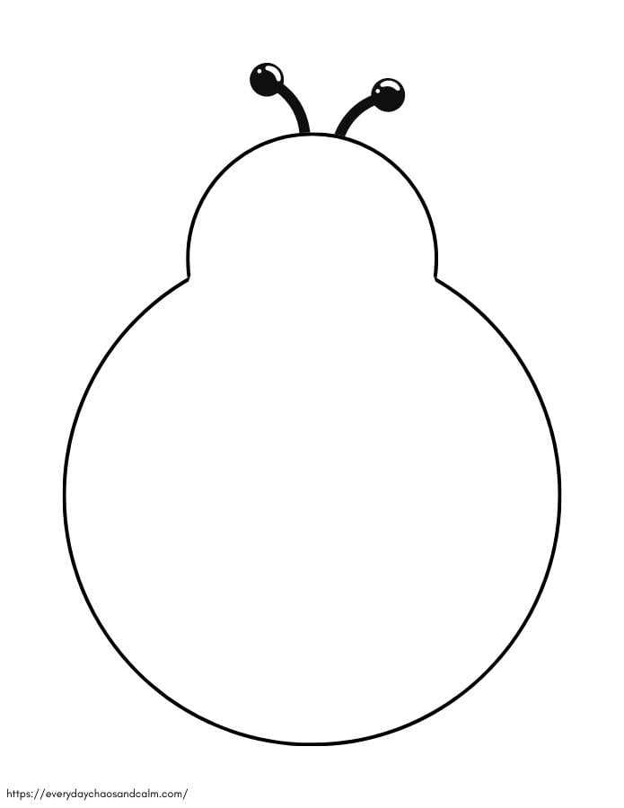 ladybug template free printable ladybug template free printable