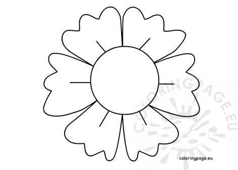 large flower printable large flower printable