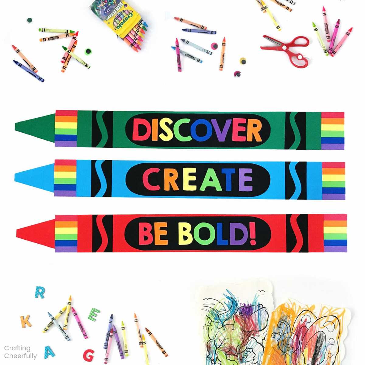 large printable crayon template large printable crayon template