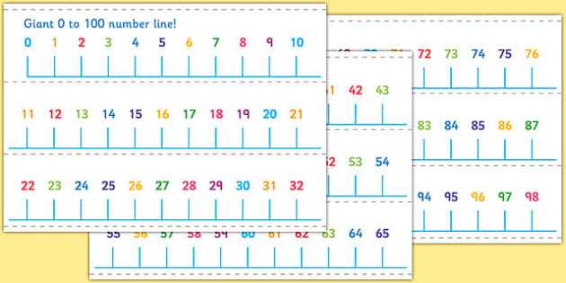 large printable number line 1 20 large printable number line 1 20