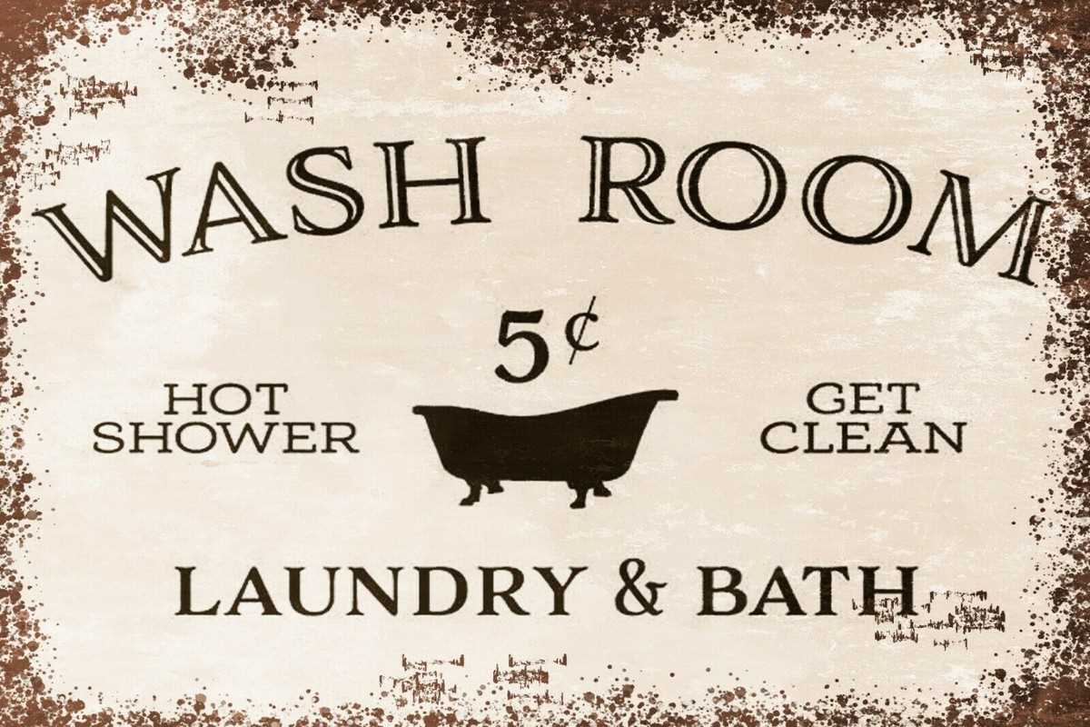 laundry room printable signs