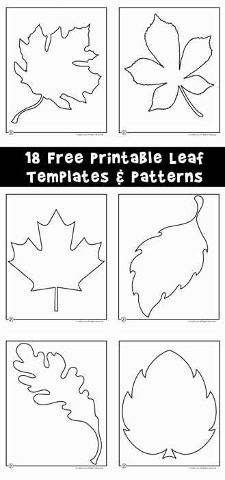 leaves template printable leaves template printable