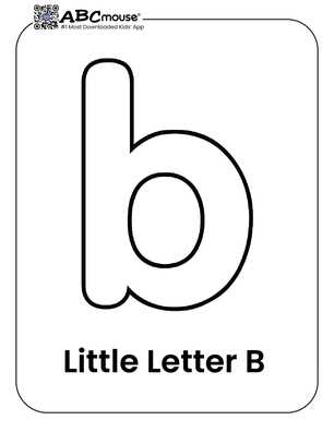letter b template free printable