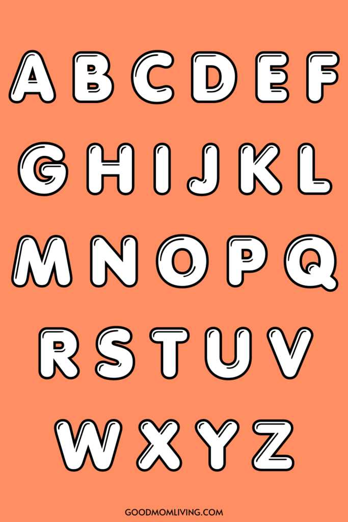 letter fonts printable letter fonts printable
