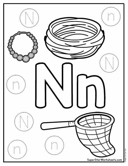 letter n free printable worksheets letter n free printable worksheets