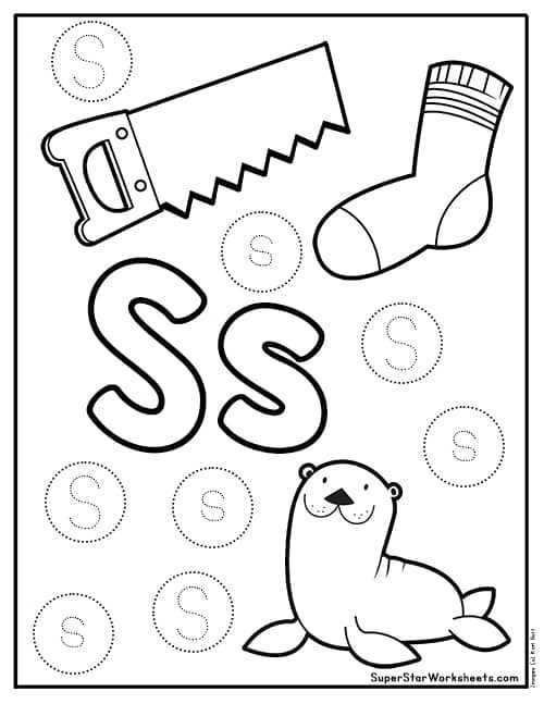 letter s printable template letter s printable template