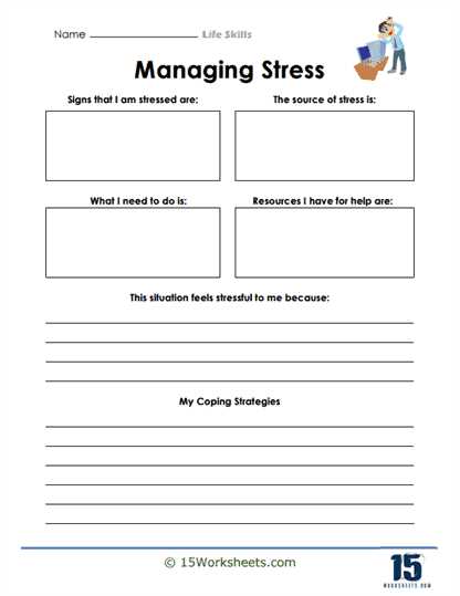 life skills free printable worksheets
