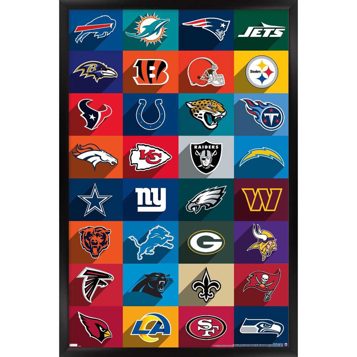 list of nfl teams printable