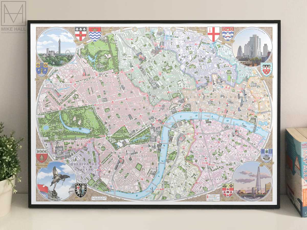 london sightseeing map printable
