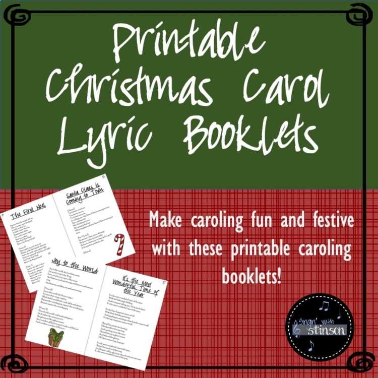 lyrics christmas carols printable lyrics christmas carols printable