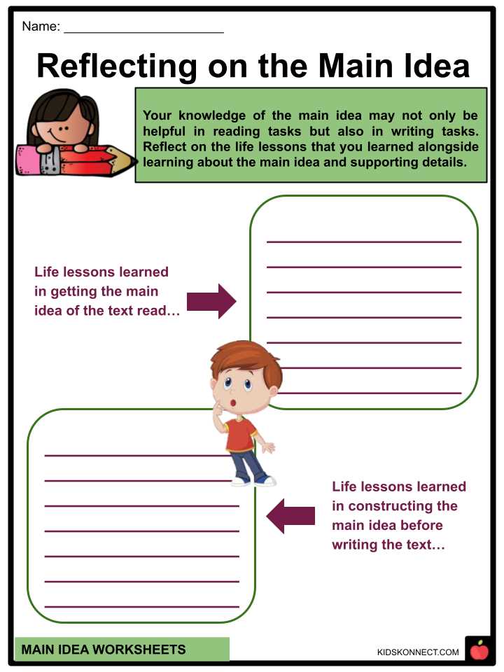 main idea and supporting details graphic organizer free printable