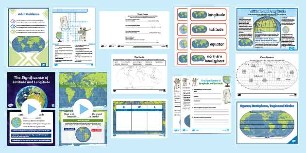 map with latitude and longitude printable