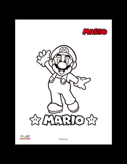 mario printable coloring mario printable coloring