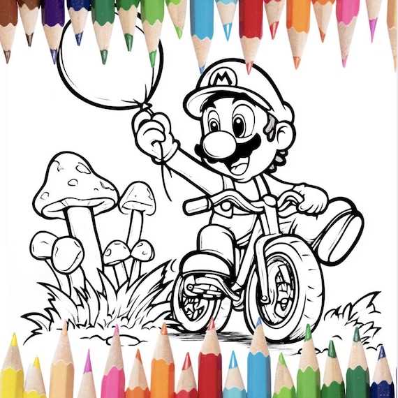 mario printable coloring mario printable coloring