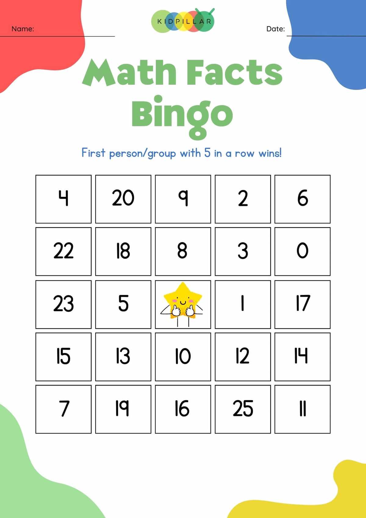 math games for 2nd graders printable